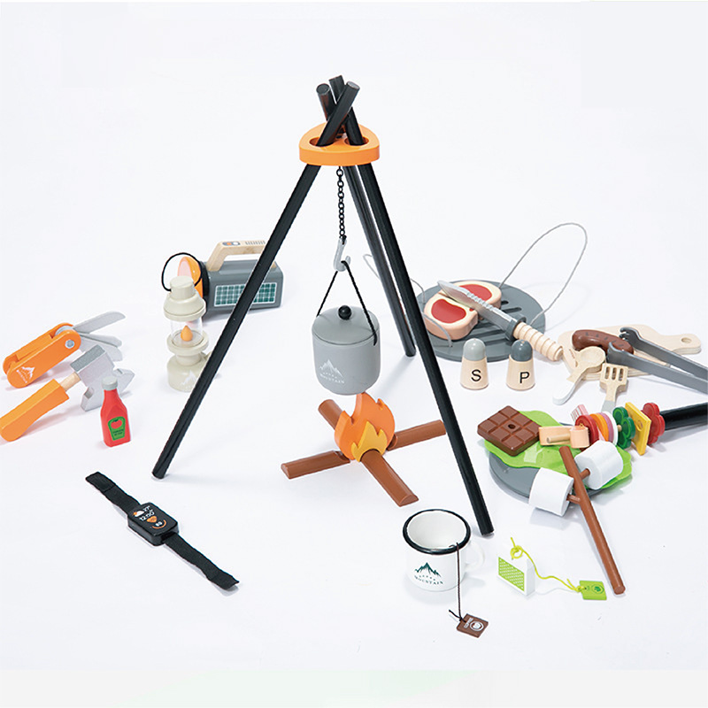 Camping Cooking Kids - Brinquedo Educativo para Crianças, Conjunto de