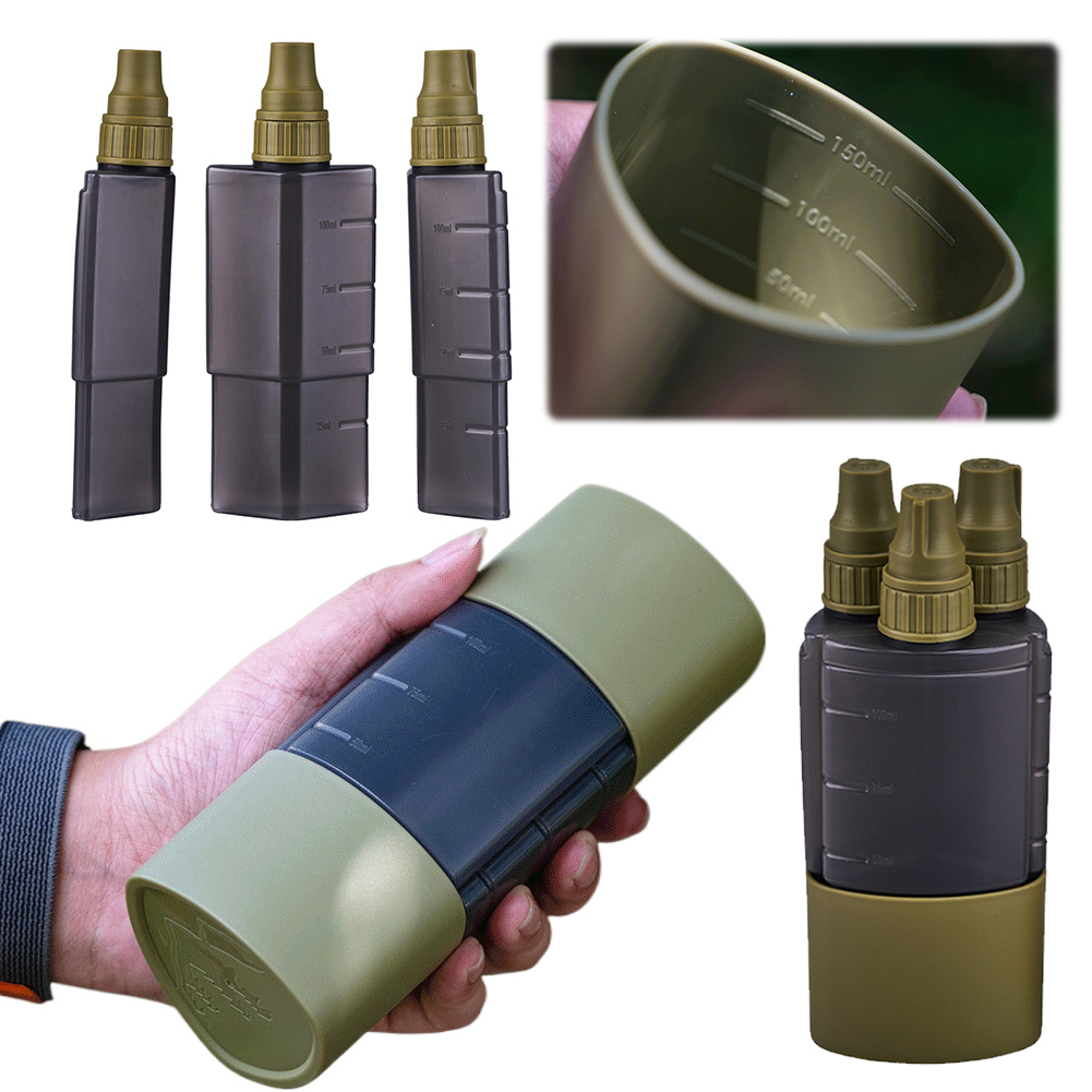 Camping Cooking Windscreen - 3 em 1 garrafa dispensadora de
