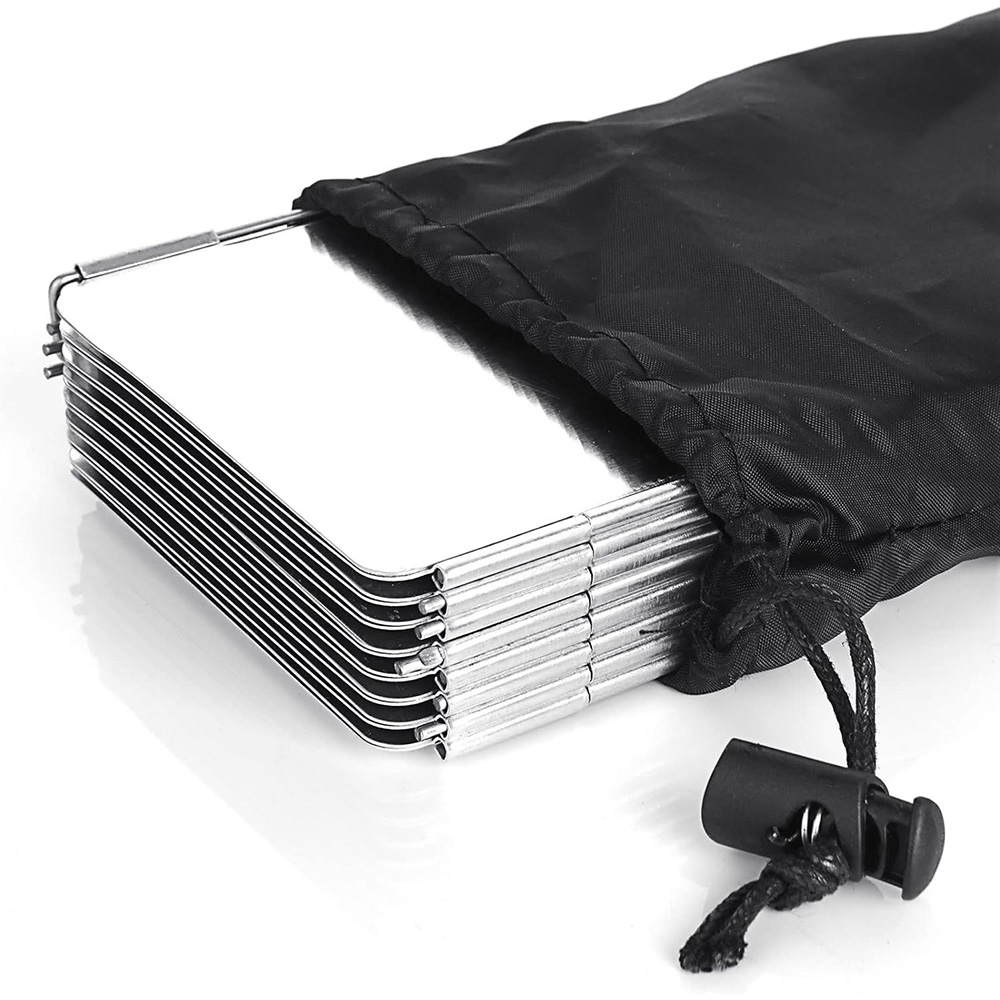 Camping Cooking Windscreen - Para-vento Leve Dobrável para Fogão de