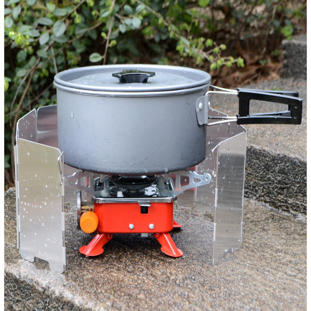 Camping Cooking Windscreen - Fogão de Camping com 9 Placas