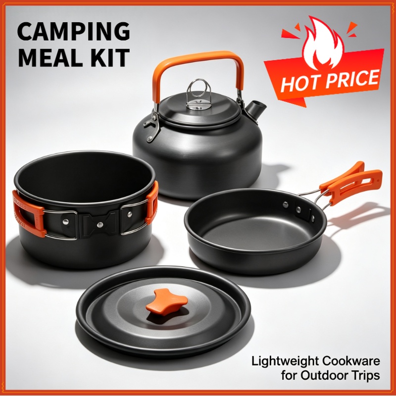Camping Cooking Rice - Conjunto de utensílios de cozinha para