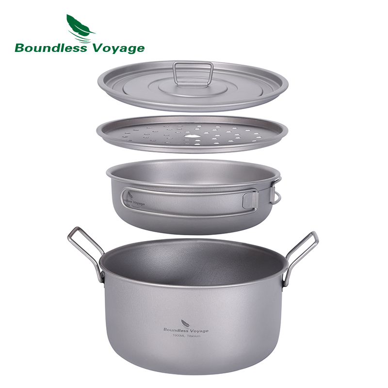 Camping Cooking Survival - Boundless viagem acampamento cozinhar pote multifuncional