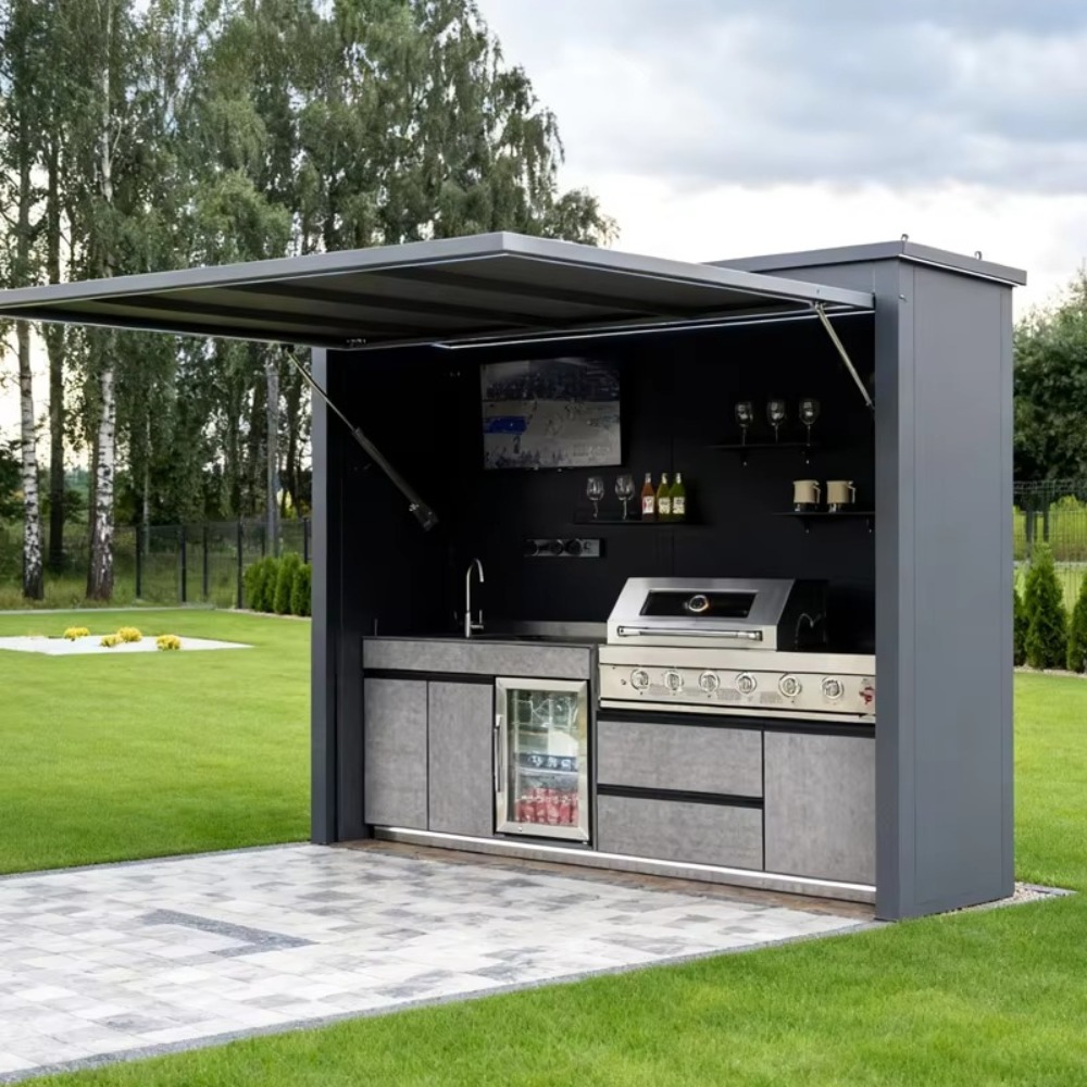 Armário de Cozinha para Churra - Camping Cooking Canopy avaliação e preço