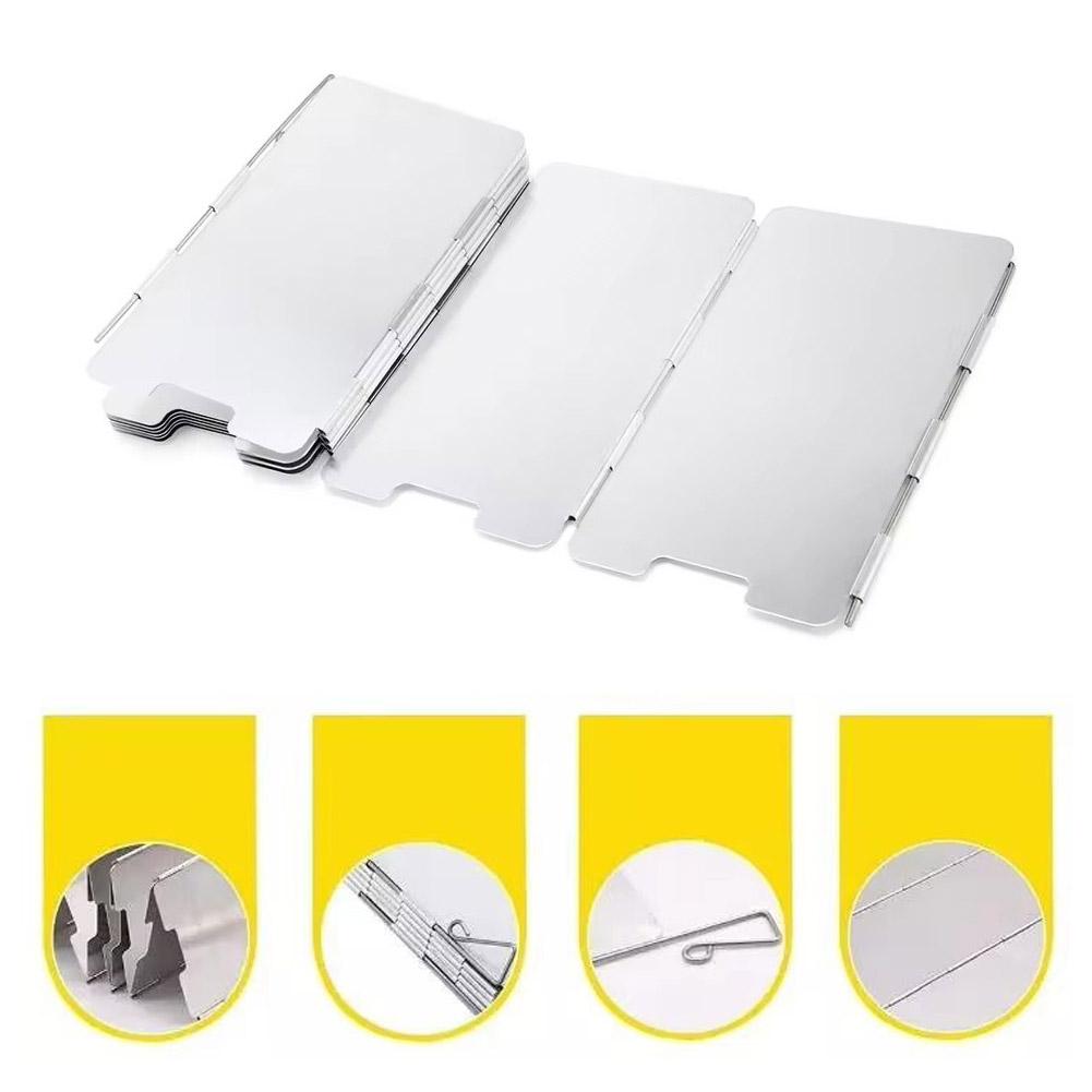 Escudo de vento dobrável ao ar - Camping Cooking Windscreen avaliação e preço