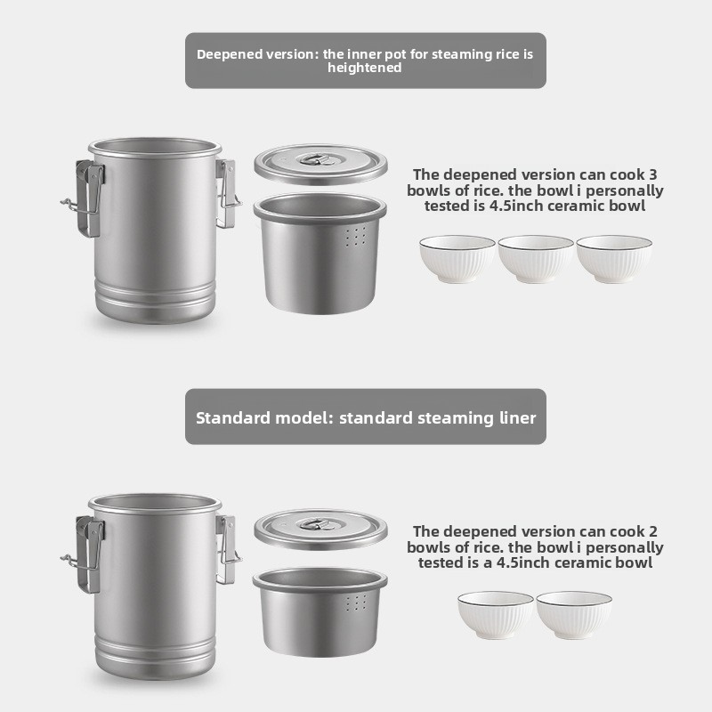 Panela Multifuncional para Arr - Camping Cooking Rice avaliação e preço