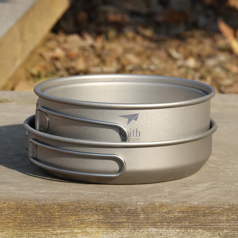 Keith-Titanium Cookware Set co - Camping Cooking Survival avaliação e preço