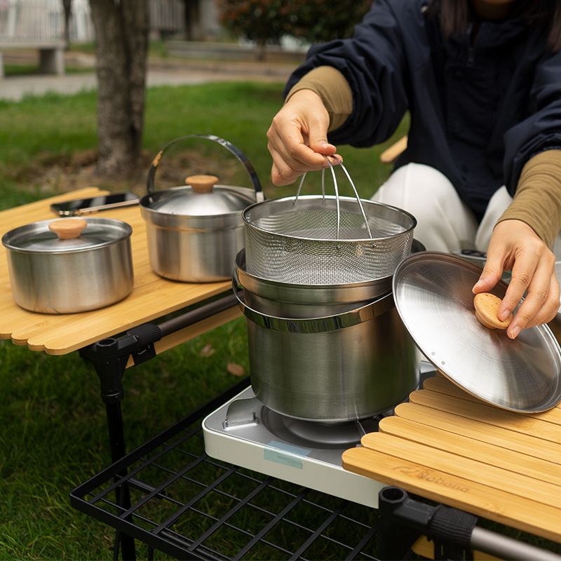Nobana mais novo conjunto de p - Camping Cooking Rice avaliação e preço