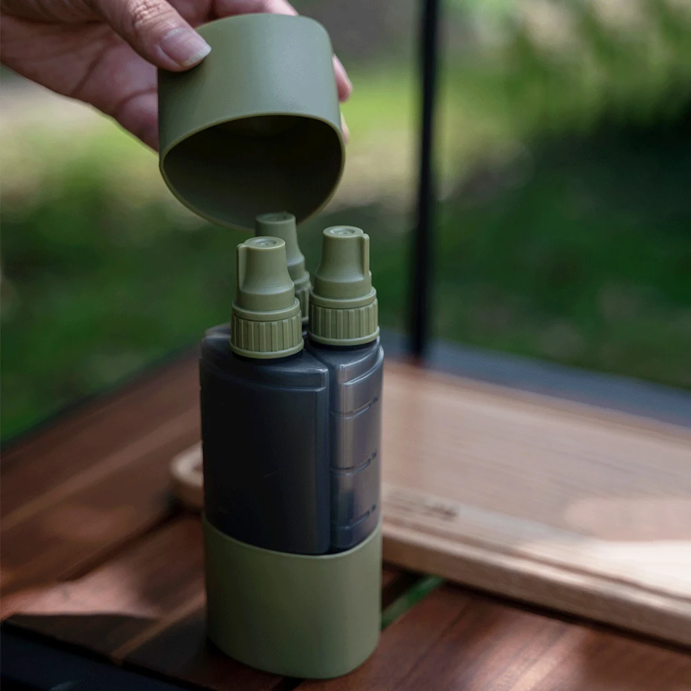 3 em 1 garrafa dispensadora de - Camping Cooking Windscreen avaliação e preço