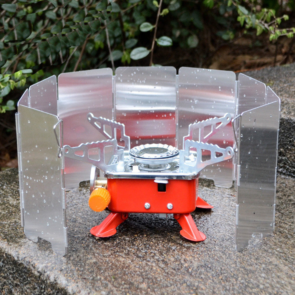 Fogão de Camping com 9 Placas  - Camping Cooking Windscreen avaliação e preço