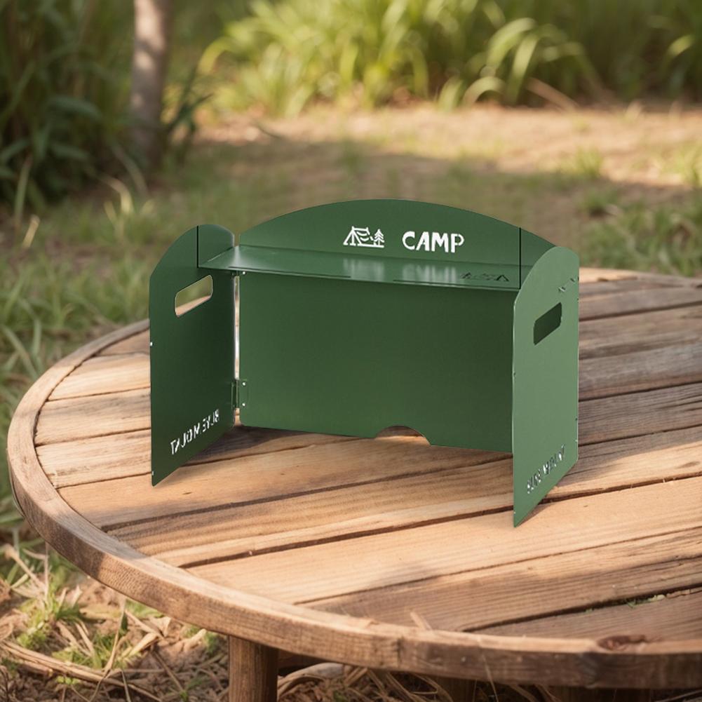 Pára-brisa dobrável para fogão - Camping Cooking Windscreen avaliação e preço
